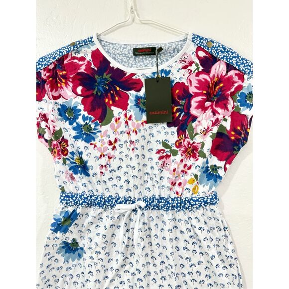 NWT Catimini Girls Floral Print Dress 10y - Picture 2 of 4